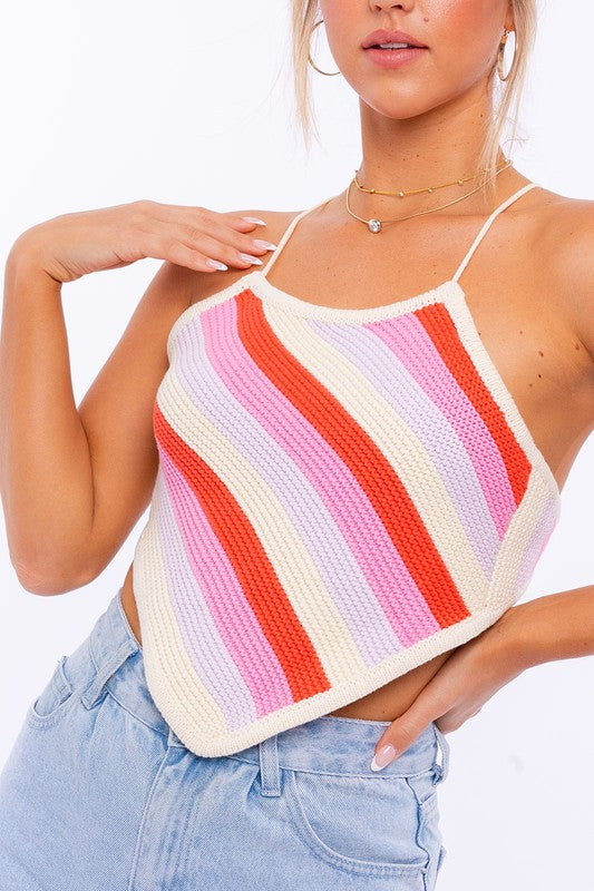 Barbie Knitted Crop Top