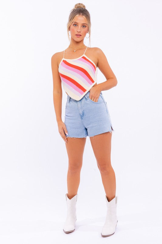 Barbie Knitted Crop Top