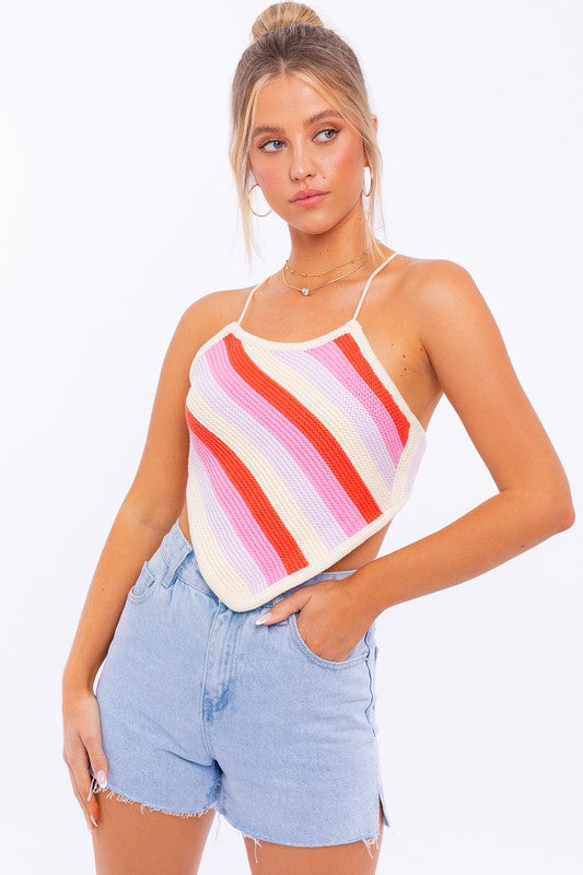 Barbie Knitted Crop Top