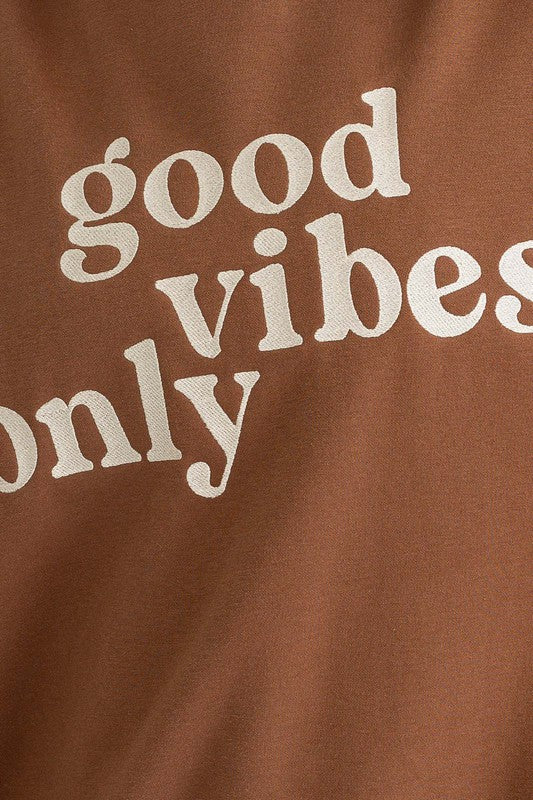 Good Vibes Oversized Sweatshirt