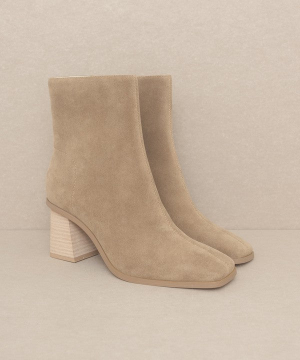 Vera - Square Toe Ankle Boots